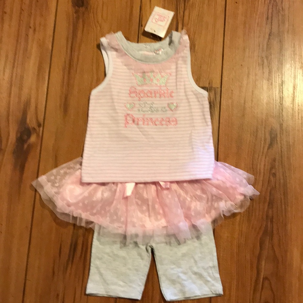 NWT “Sparkle like a Princess” outfit.